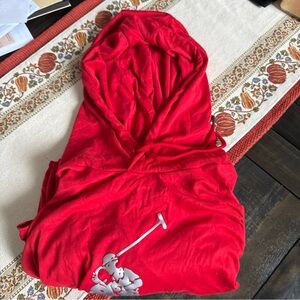 Ralph Lauren Bold Red Hoodie Large